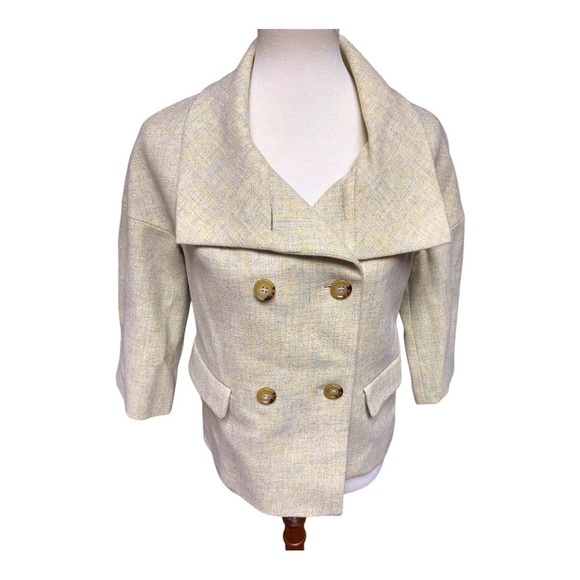 NWT Talbots Wool Double Breasted Jacket - Picture 1 of 10
